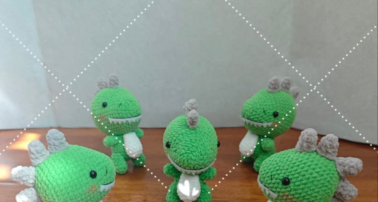 Crochet Dinosaur(8~9 cm/3.1~3.5 inch)
