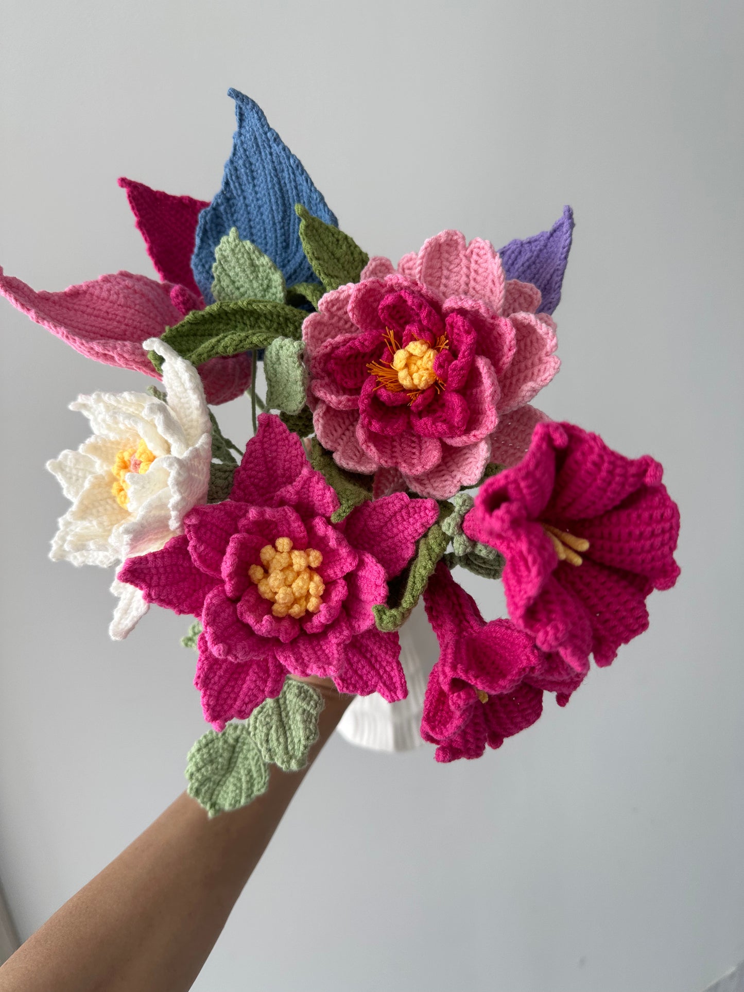 Crochet Flower Bouquet for D