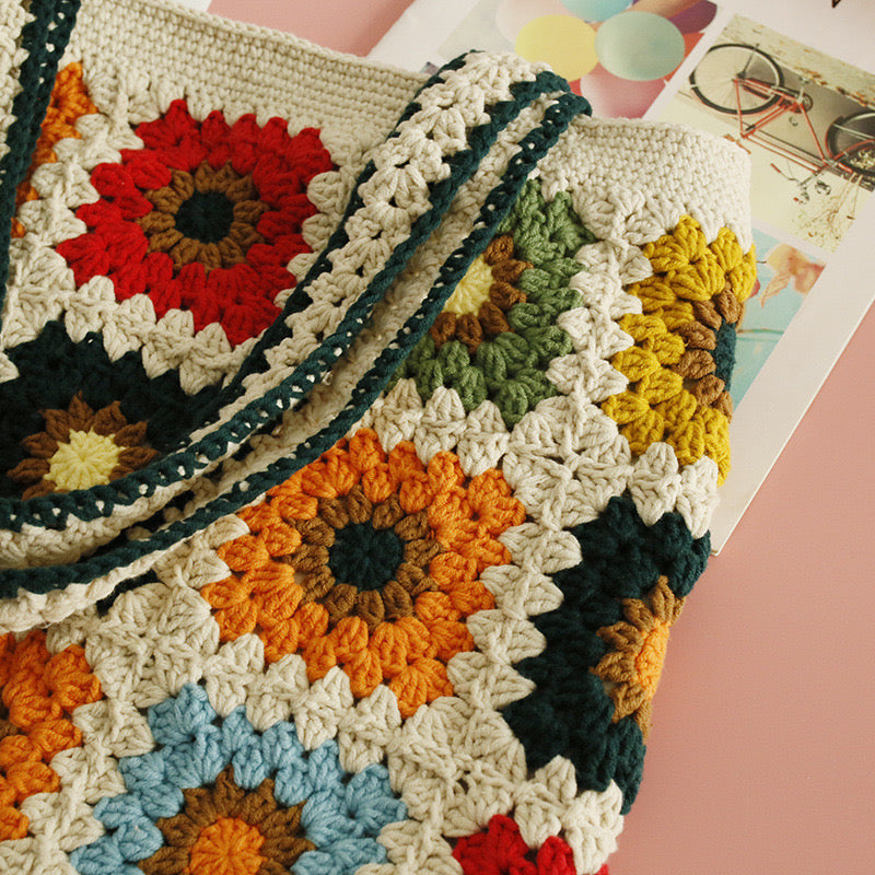 Granny Square Shoulder Bag