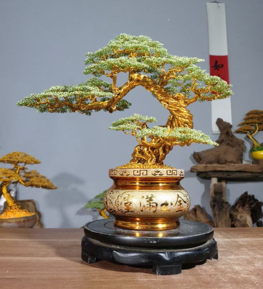 Big Green Bonsai Tree(Height*Width: 40~45*50~55 cm/16~18*20~22 inch)