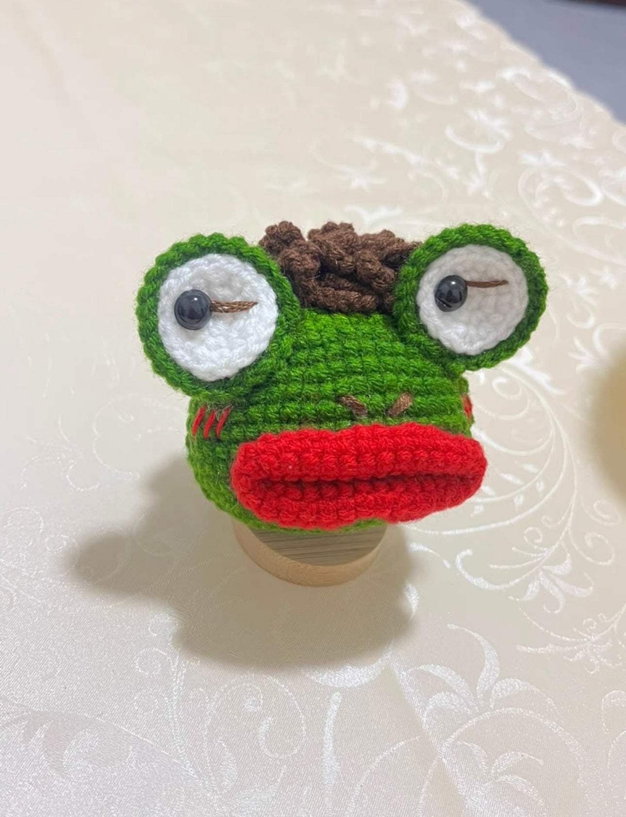 Crochet Frog Head(5 cm/2 inch)