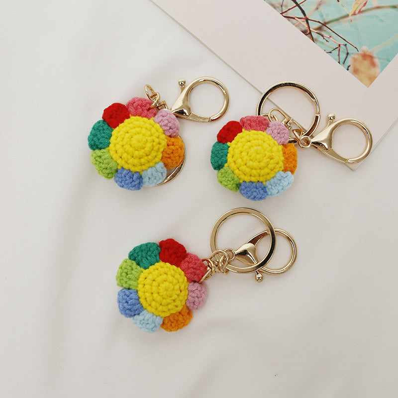 Mini Sunflower Keychain