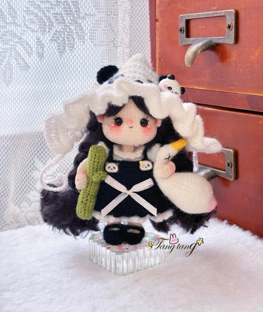Goose Girl/Mini Girl/Panda with Bamboo(9 cm/43.5 inch)