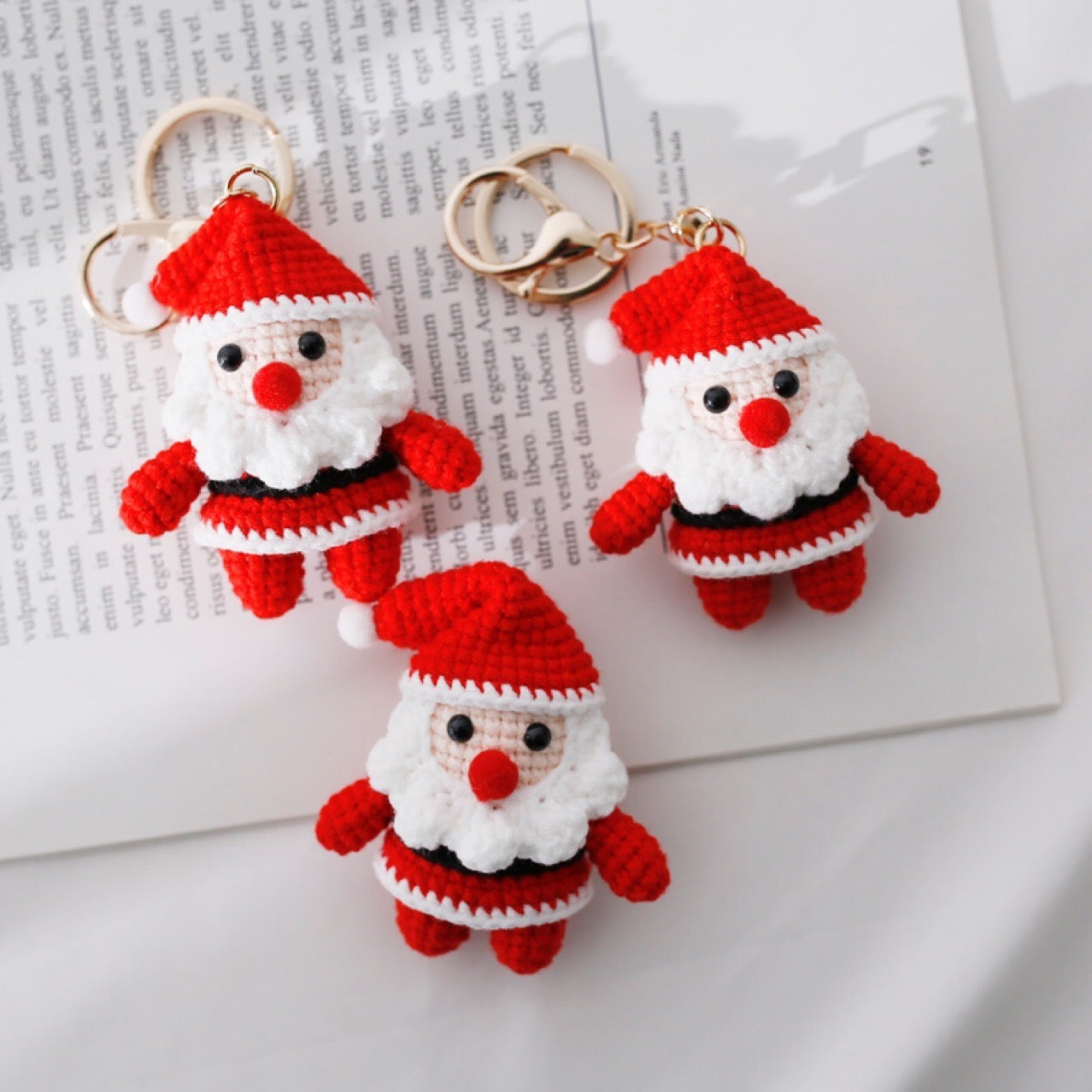 Santa Keychain