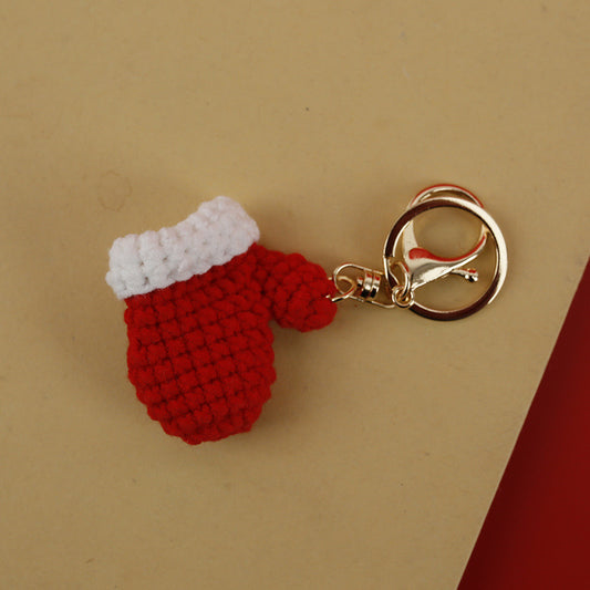 Christmas Glove and Hat Keychain