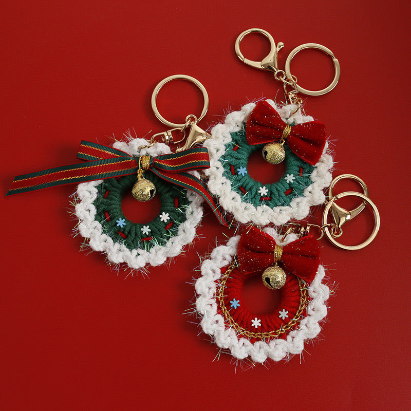 Christmas Wreath Keychain