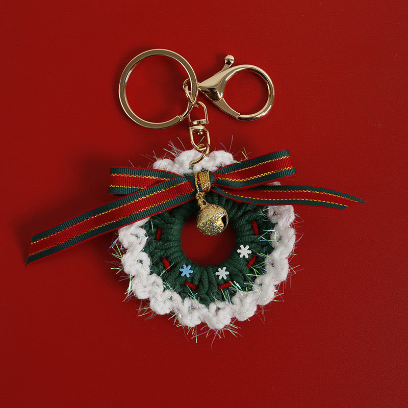 Christmas Wreath Keychain