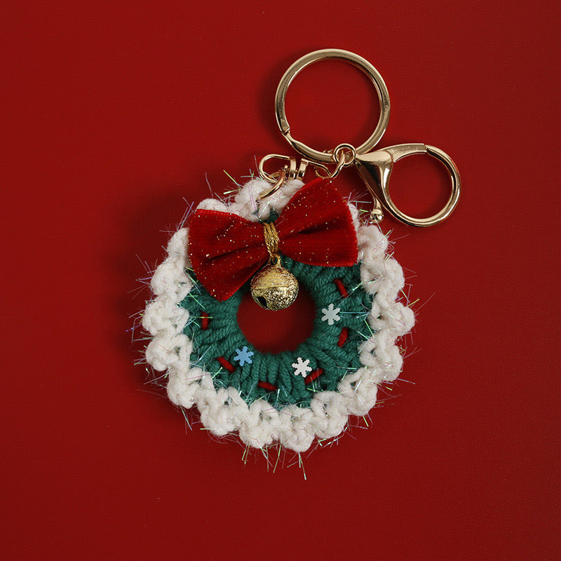 Christmas Wreath Keychain