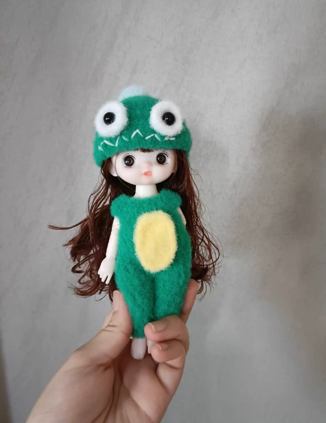 Doll with Crochet Outfit(17 cm/6.7 inch)
