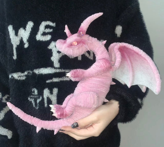 Medium Dragon(Twist Stick+Wire+Nonwoven Fabric+Plastic Clay)