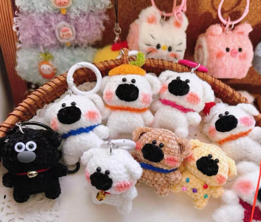 Crochet Mini Dogs(4~5 cm/1.6~2 inch)