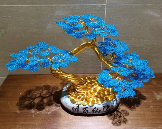 Multi-Blue Bonsai Tree(Height*Width: 40~45*50~55 cm/16~18*20~22 inch)