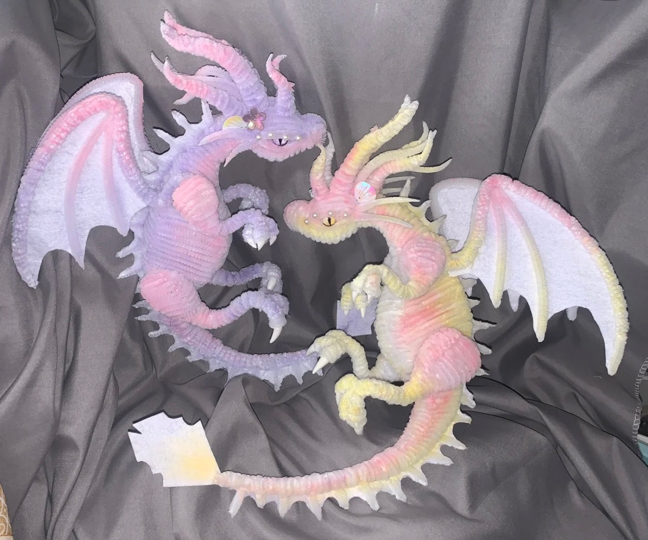 Medium Dragon(Twist Stick+Wire+Nonwoven Fabric+Plastic Clay)