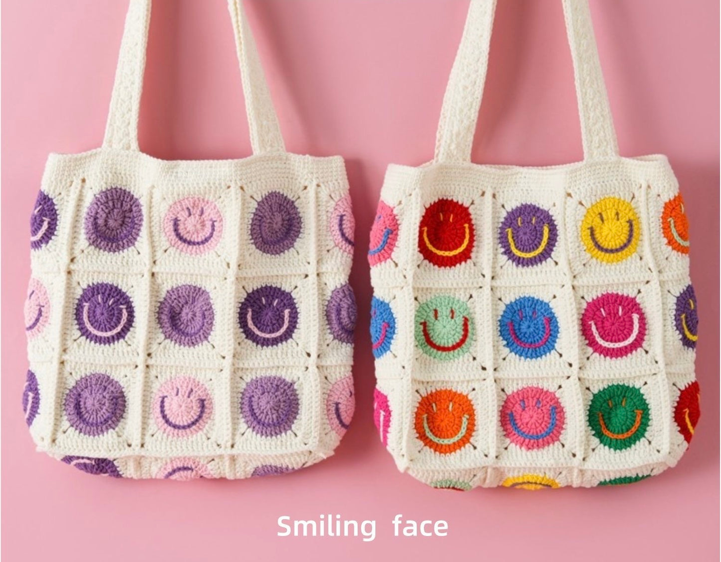 Smiling Face Shoulder Bag