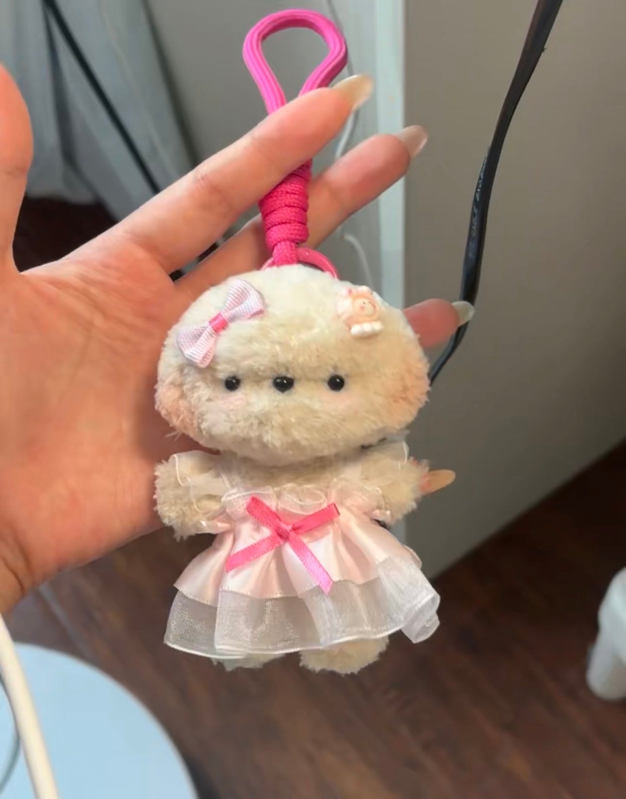 Twist Stick Dog Keychain(10 cm/3.9 inch)