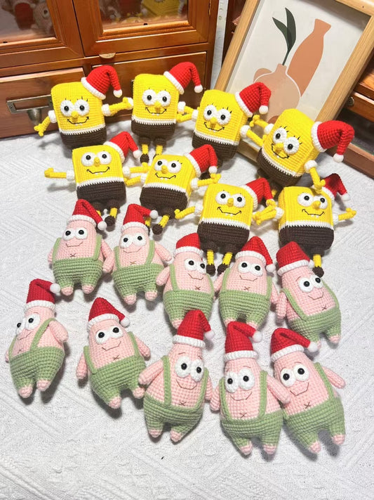 Spongebob and Patrick Keychain