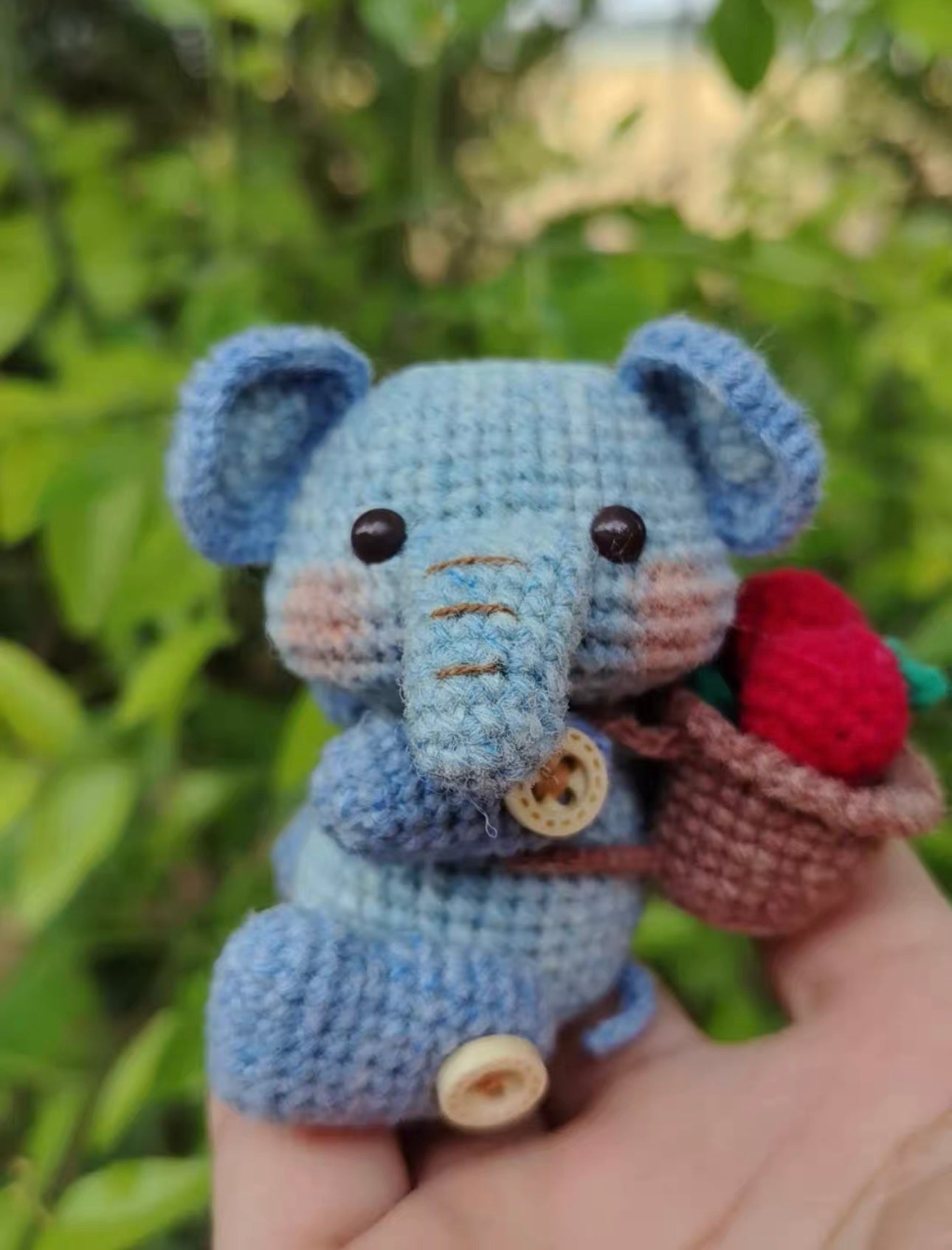 Crochet Tiger/Panda/Pig/Bunny/Elephant/Monkey(Wool)