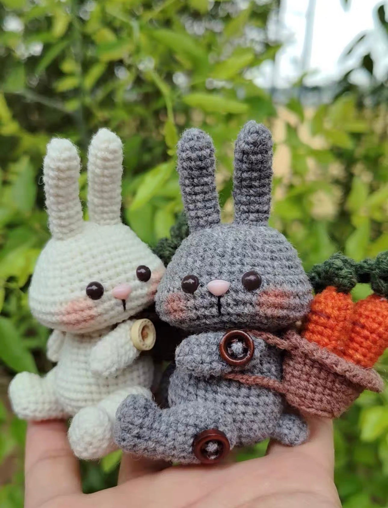 Crochet Tiger/Panda/Pig/Bunny/Elephant/Monkey(Wool)
