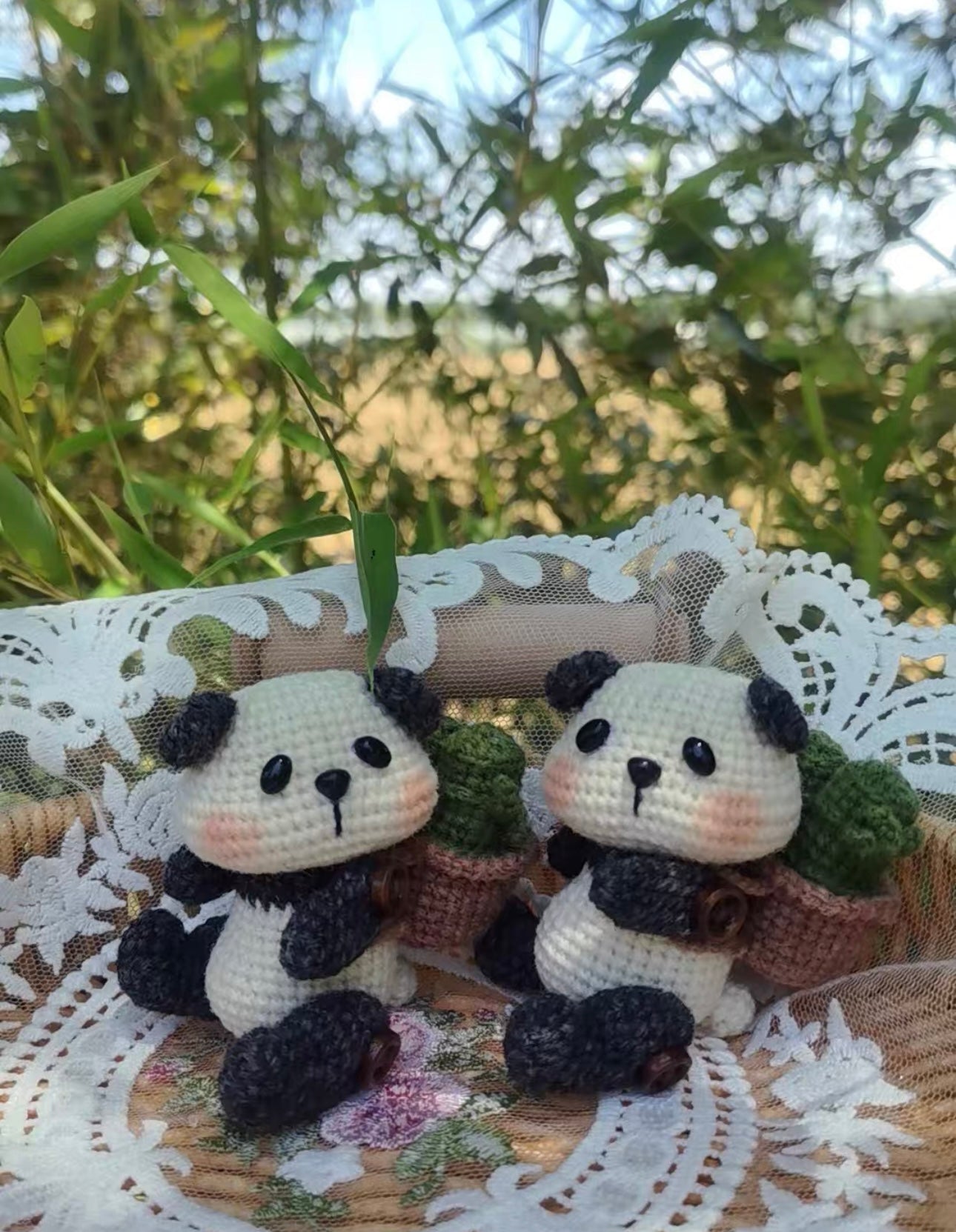 Crochet Tiger/Panda/Pig/Bunny/Elephant/Monkey(Wool)