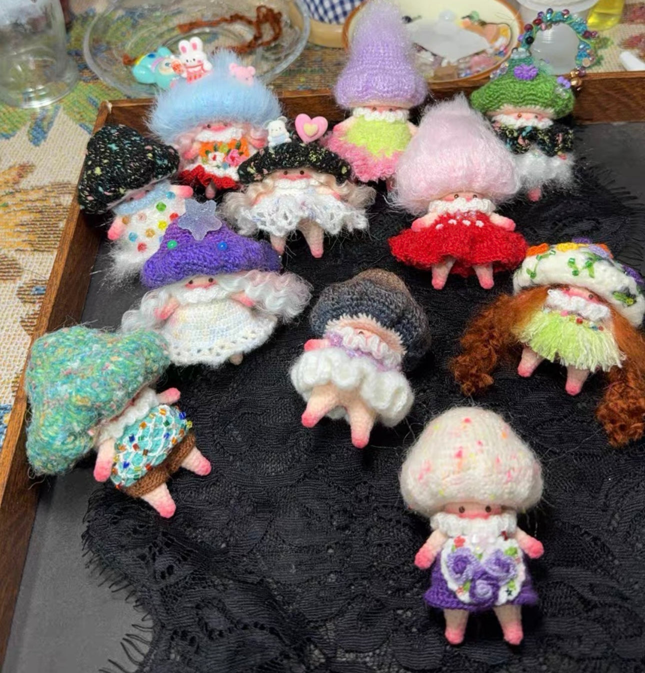 Crochet Mushroom People/Girl with Mushroom Hat