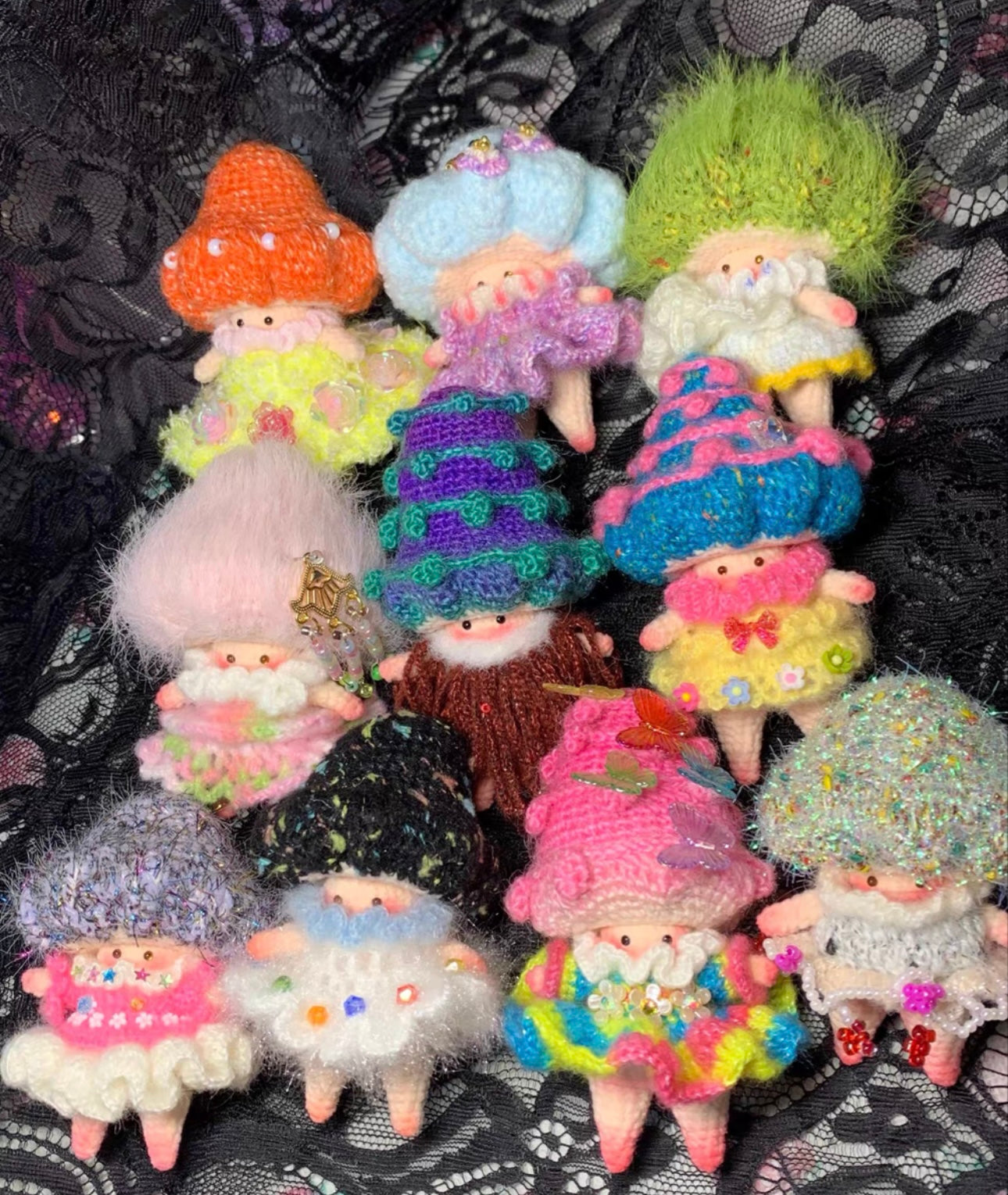 Crochet Mushroom People/Girl with Mushroom Hat