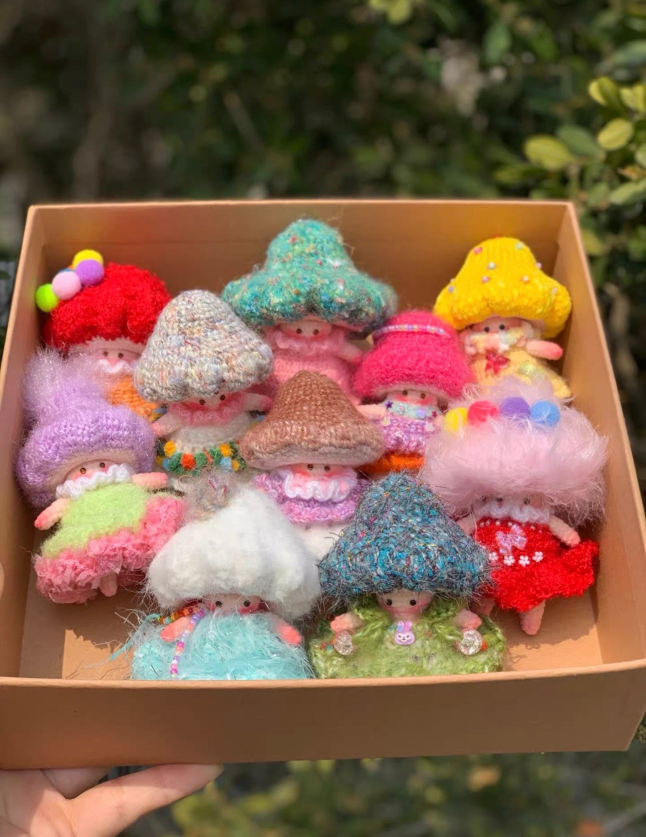 Crochet Mushroom People/Girl with Mushroom Hat
