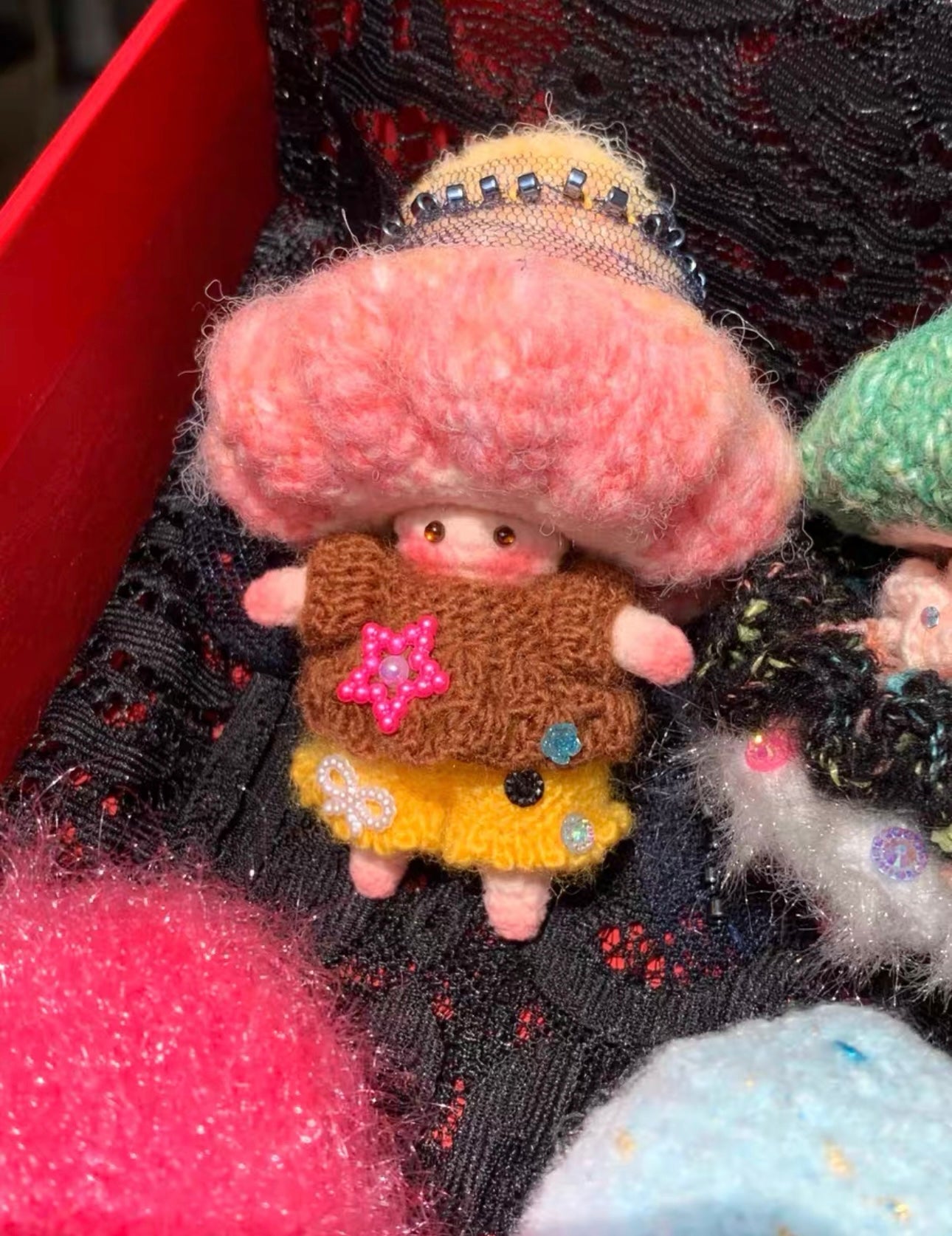 Crochet Mushroom People/Girl with Mushroom Hat