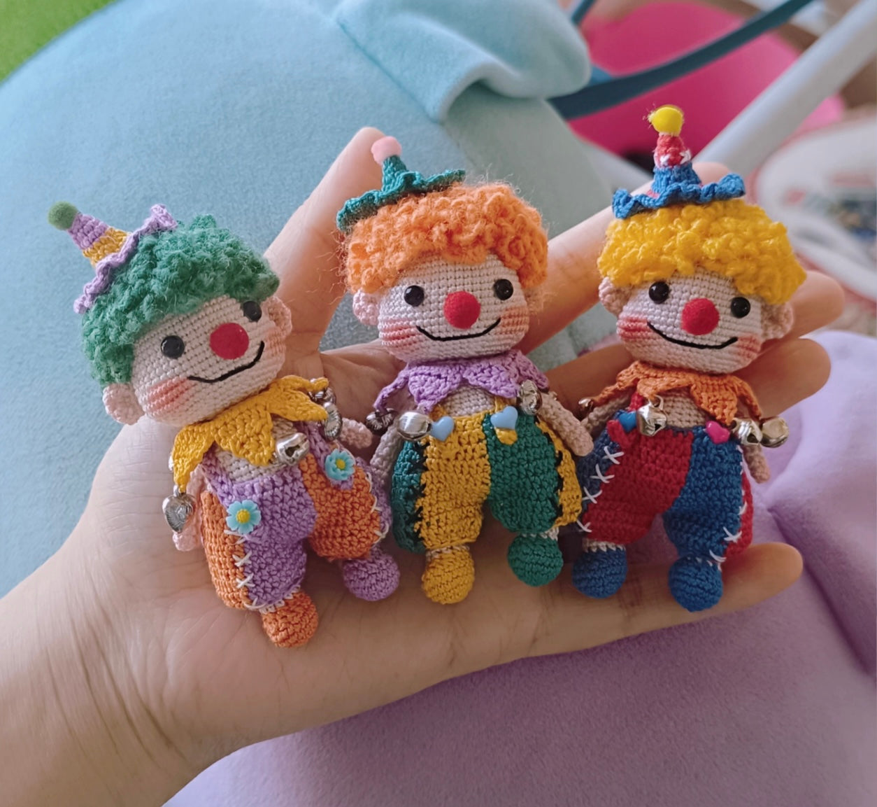 Crochet Clown/Micro Crochet/Lace Cotton