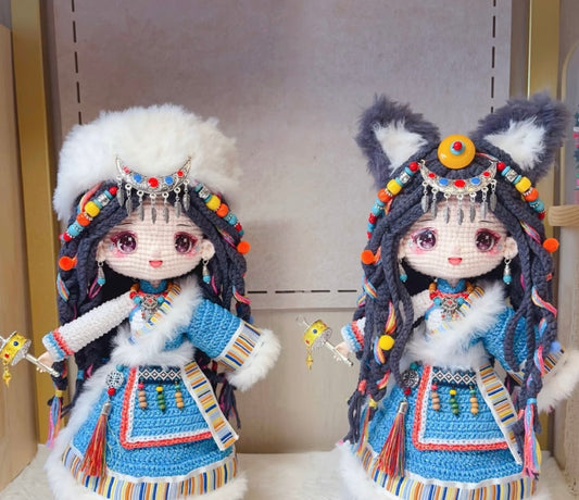 Crochet Doll/Zang Girl(30 cm/12 inch)