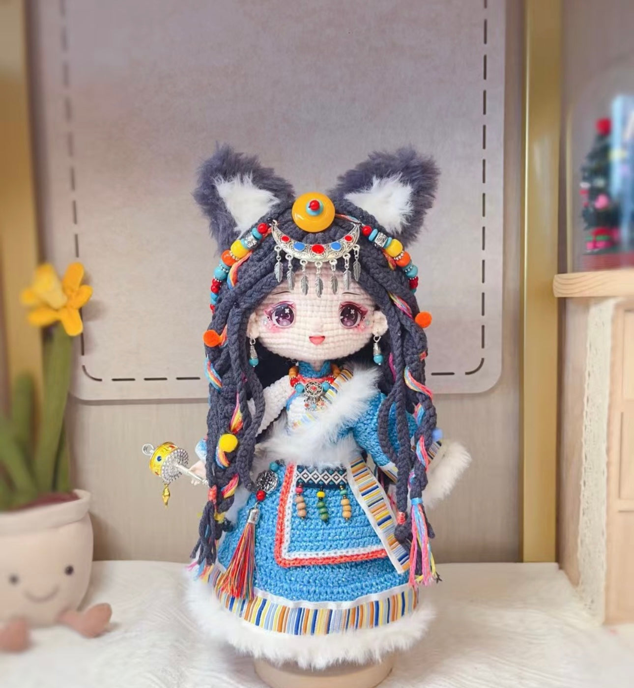 Crochet Doll/Zang Girl(30 cm/12 inch)