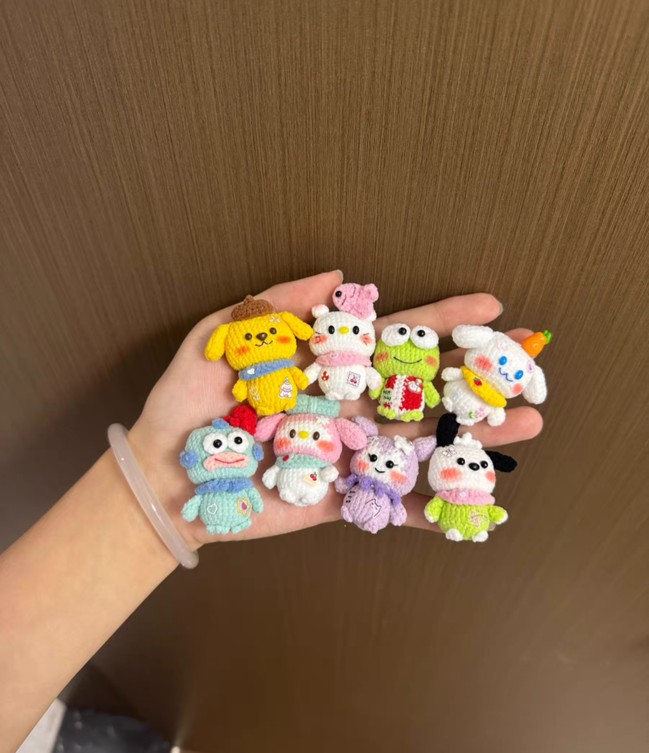 Crochet Animal/Fridge Magnet/Fishman/Panda/Pompom/pacha/Melody/Frog/HelloKitty