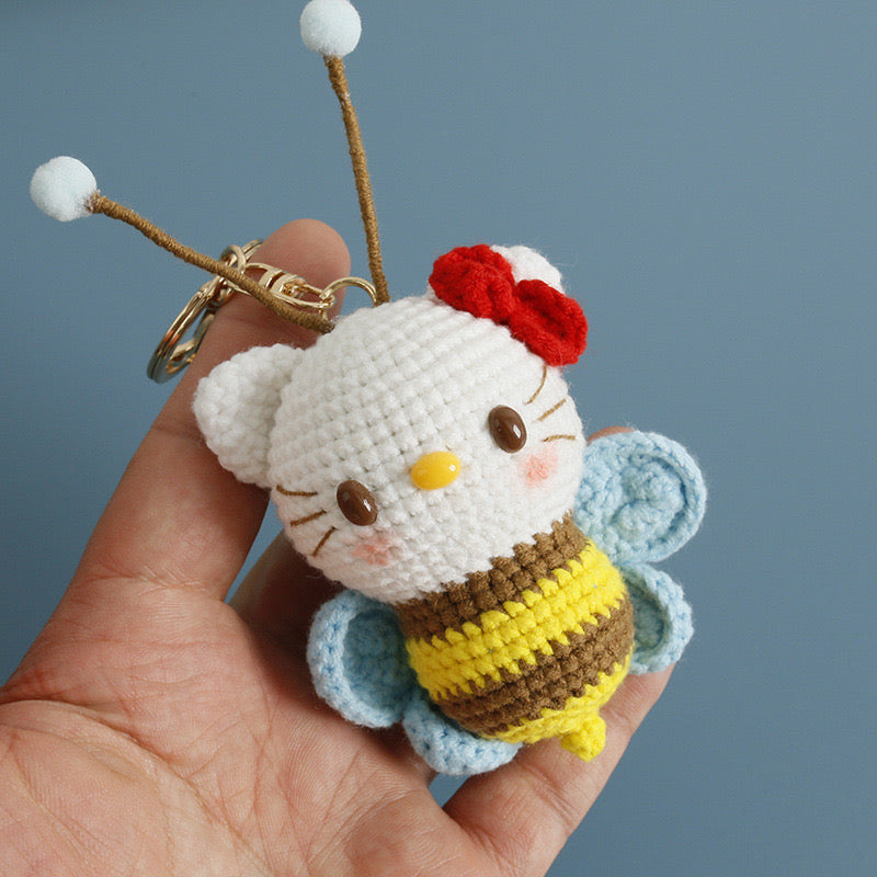 HelloKitty&Bee Keychain