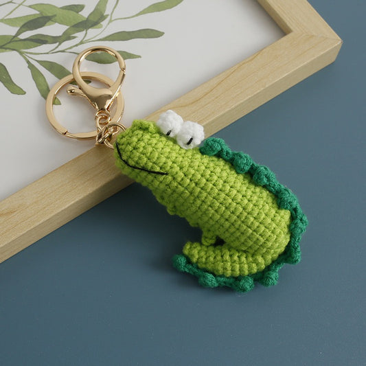 Crochet Crocodile Keychain