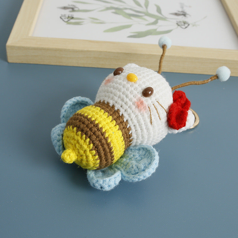 HelloKitty&Bee Keychain