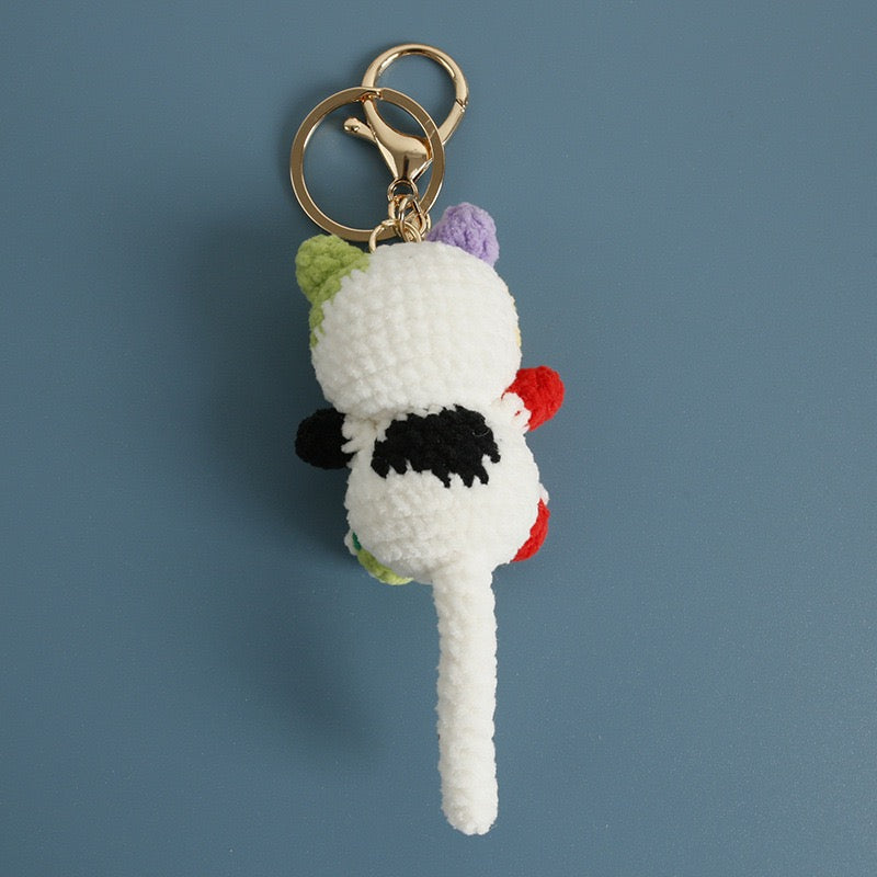 Crochet Cat/Multicolor Keychain
