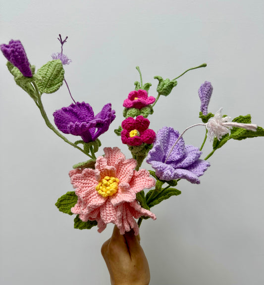 Crochet Flower Bouquet- Only 1 left in stock