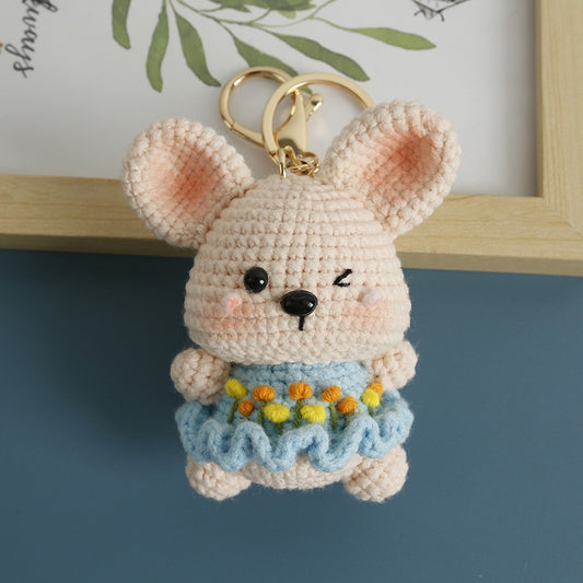 Crochet Koala Girl Keychain