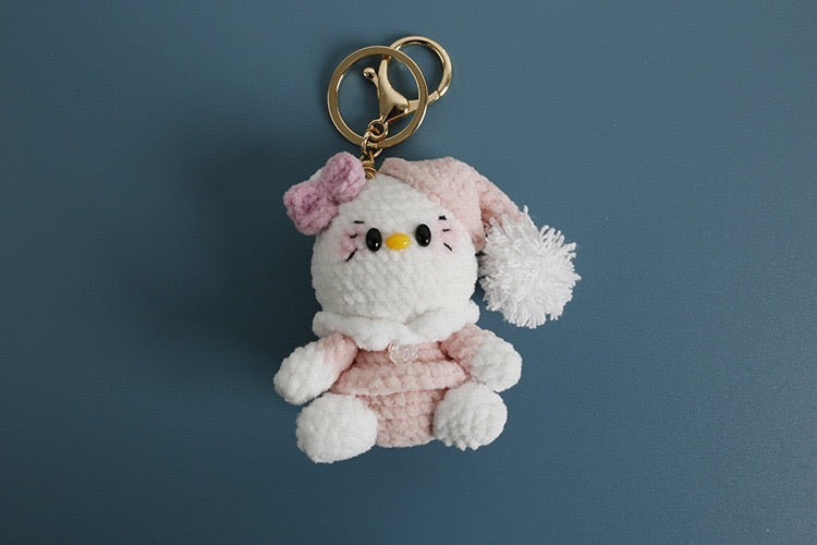 HelloKitty with Pink Pajamas Keychain