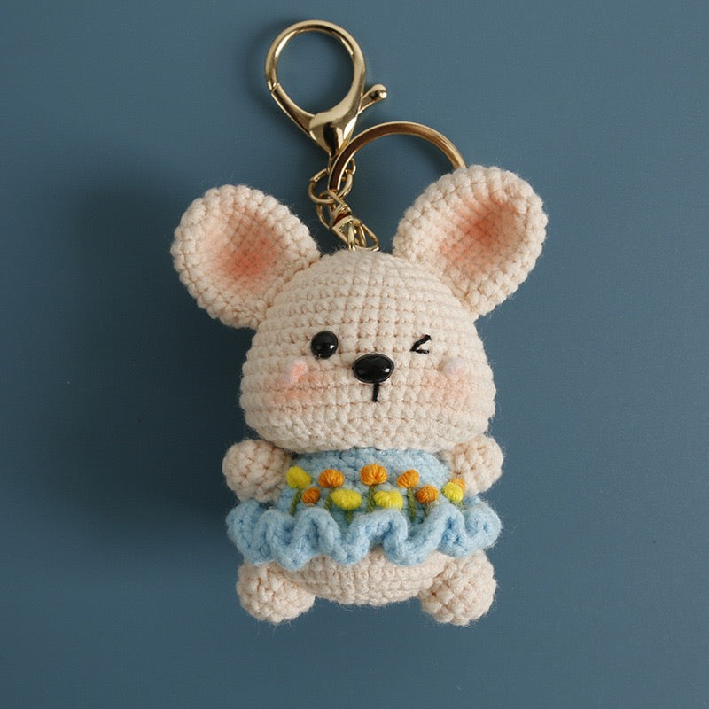Crochet Koala Girl Keychain