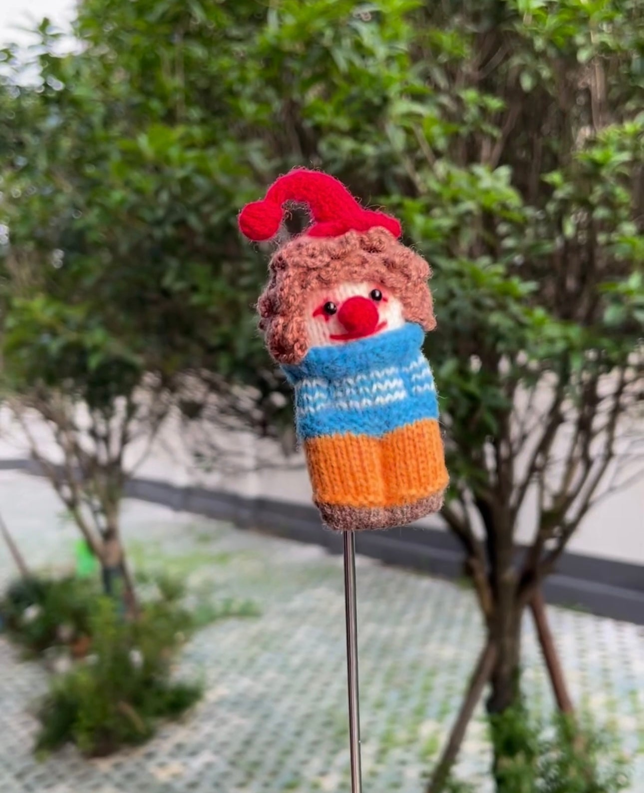 Knitted Clown