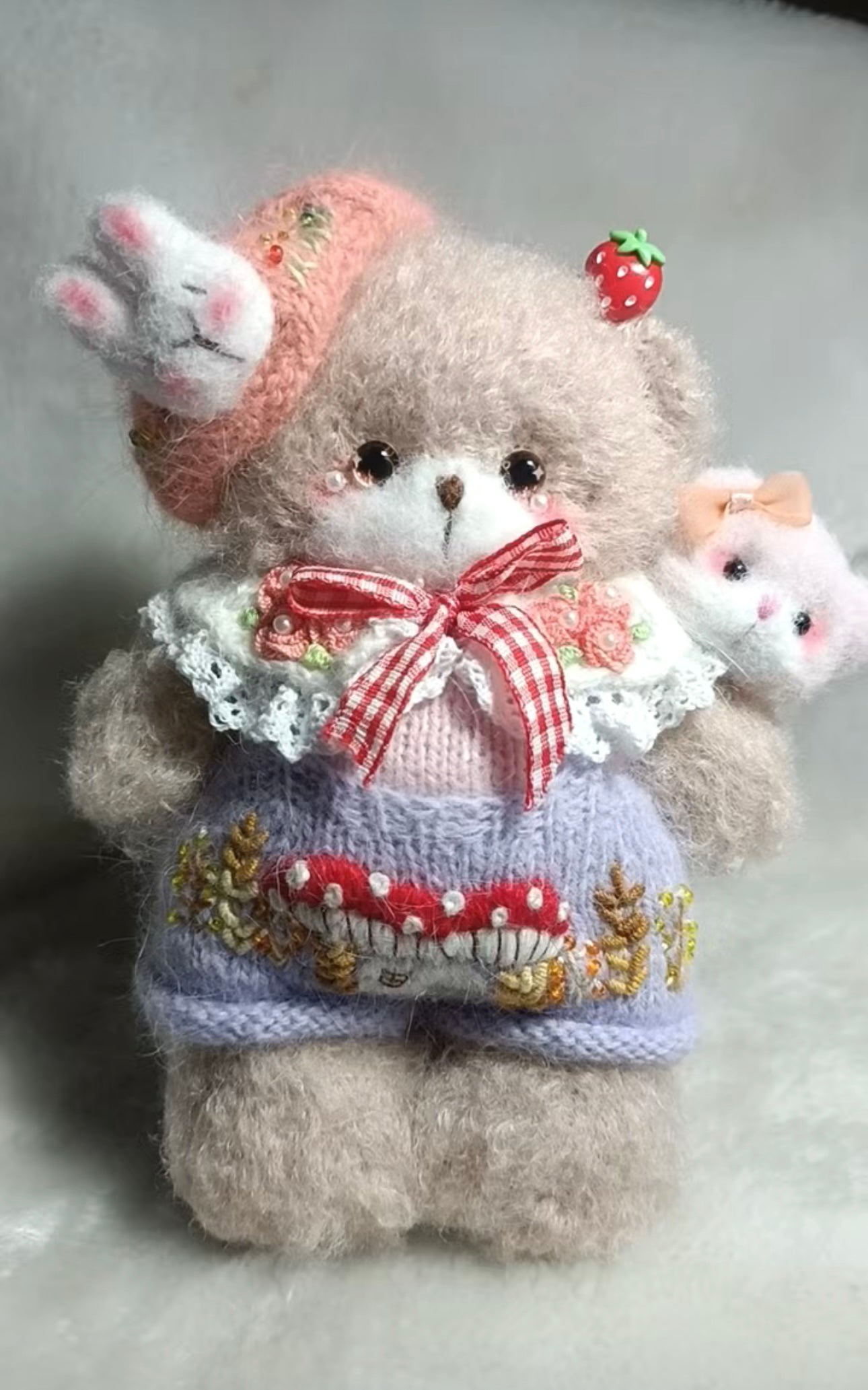 Knitted Bear(15 cm/6 inch)