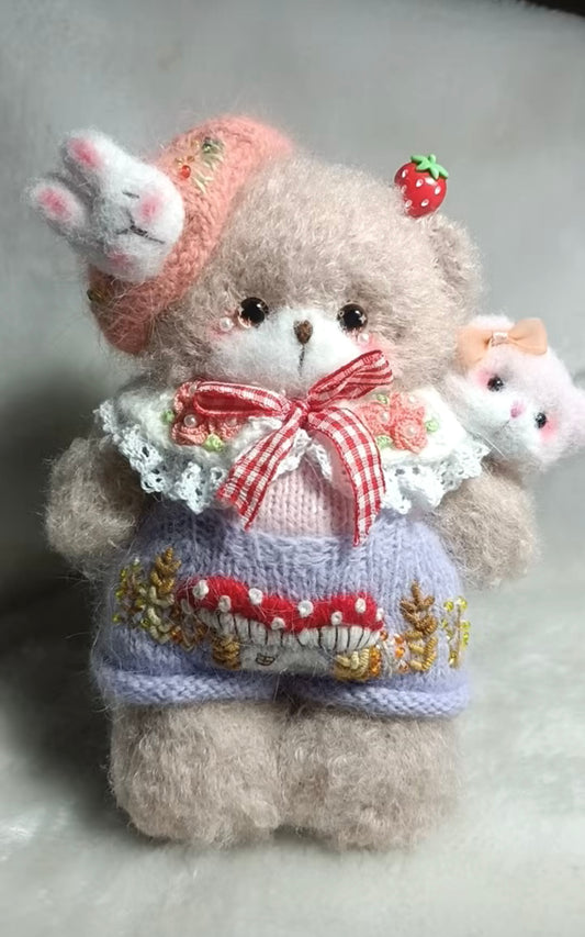 Knitted Bear(15 cm/6 inch)