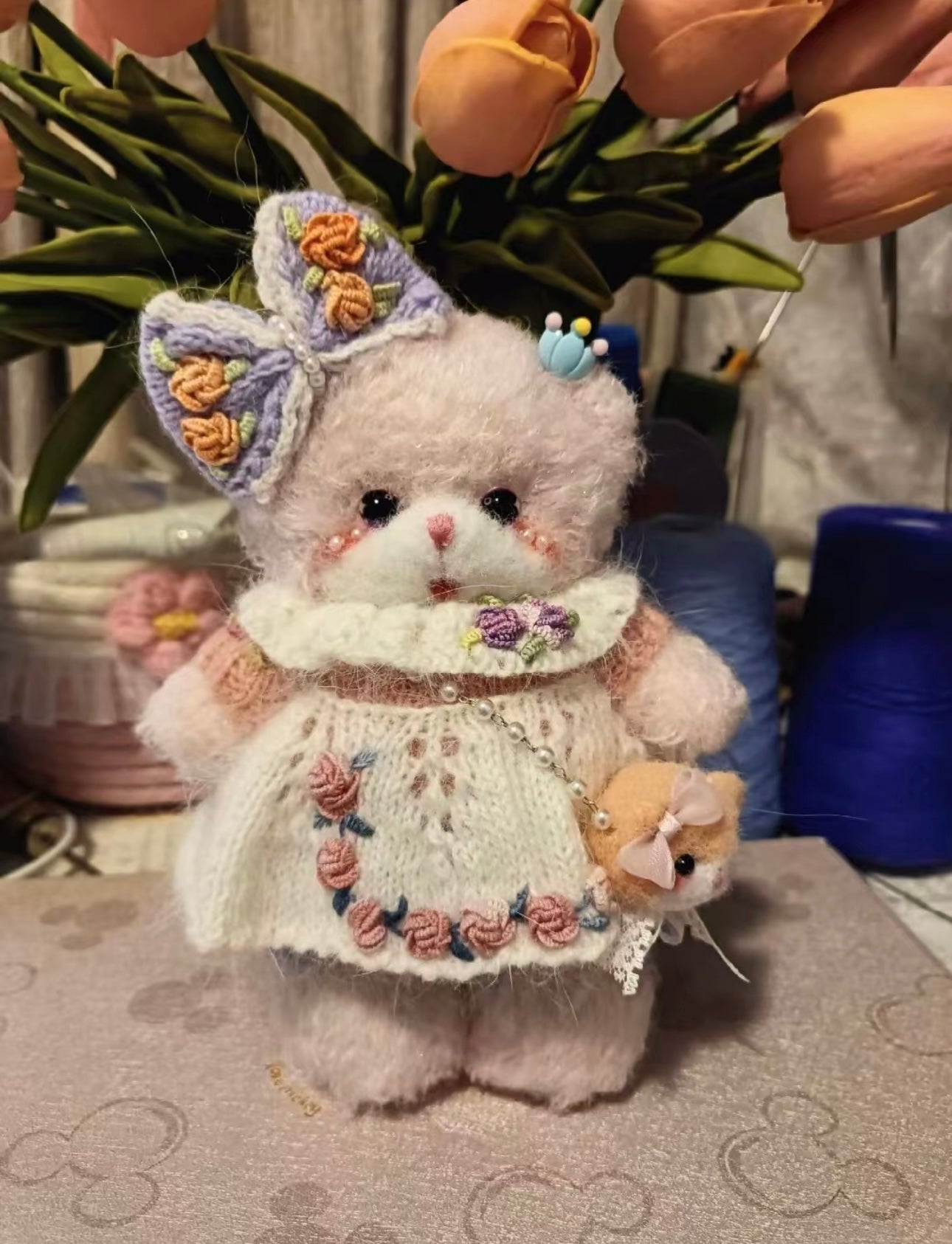 Knitted Bear(15 cm/6 inch)