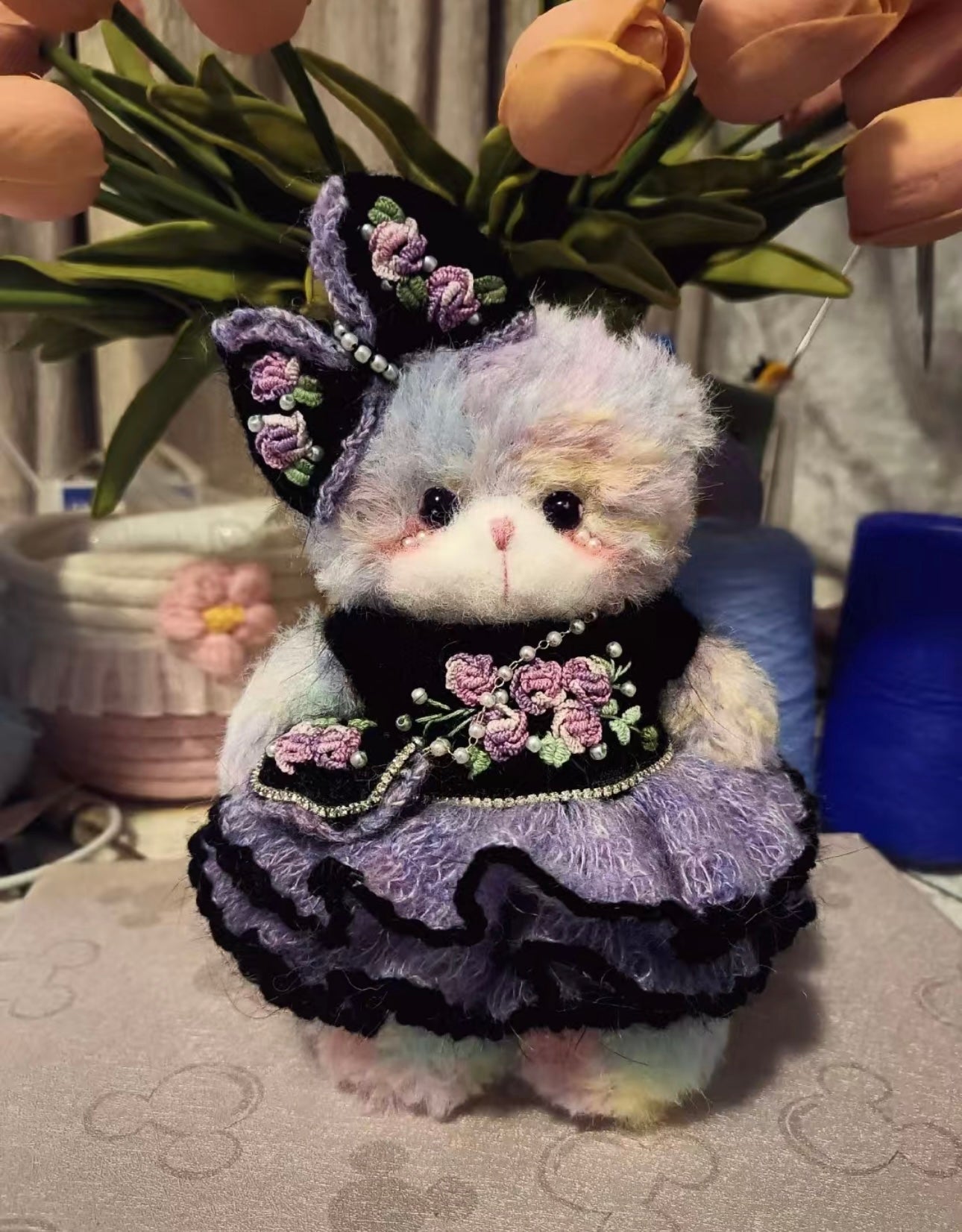 Knitted Bear(15 cm/6 inch)
