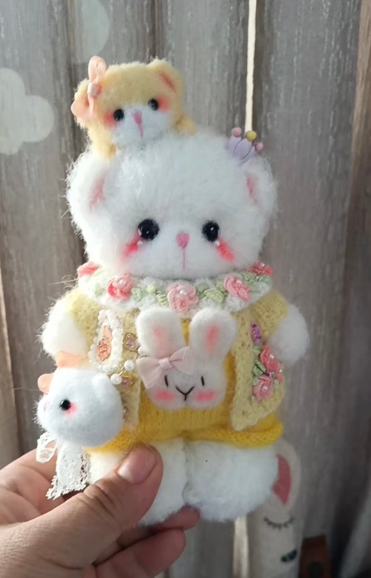 Knitted Bear(15 cm/6 inch)