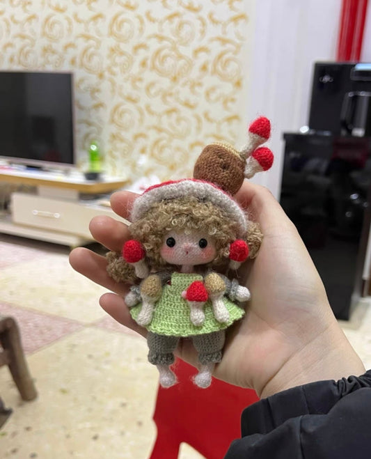 Goose Girl/Mini Girl/Mushroom(15 cm/5.9 inch)