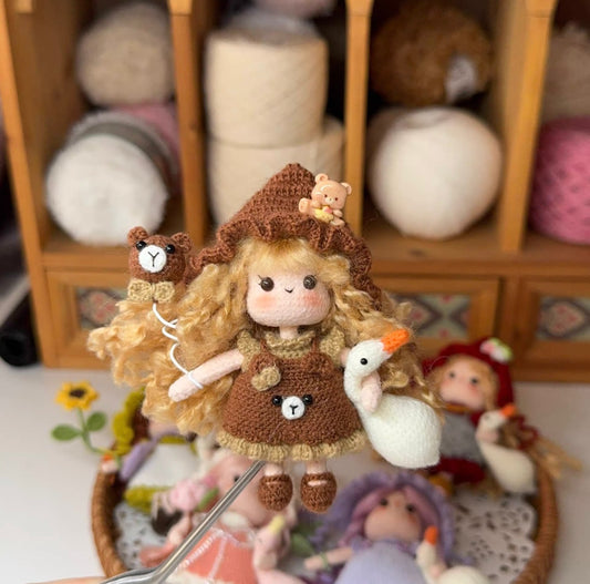 Goose Girl/Mini Girl/Bear(12 cm/4.7 inch)