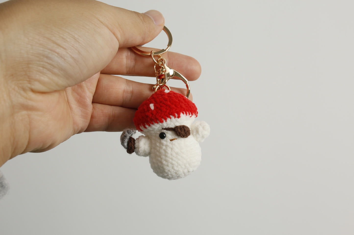 Pirate Mushroom Keychain