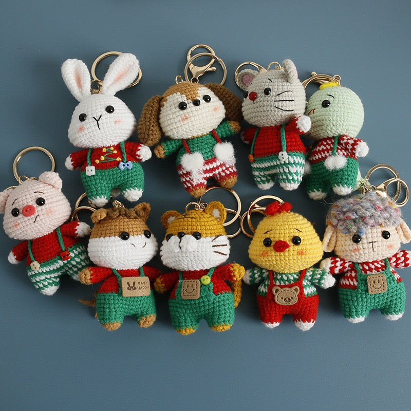 Christmas Animals Keychain