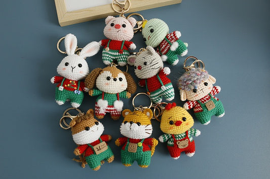 Christmas Animals Keychain